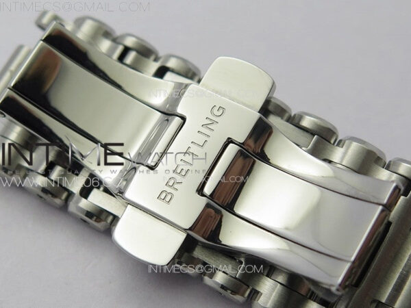 Chronomat B01 42mm SS TF 1:1 Best Edition Silver Dial Black Subdial on SS Bracelet A7750 – Bild 17