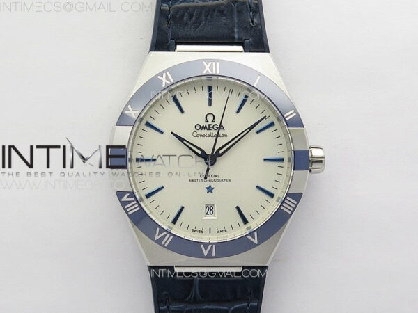 Constellation 131.33.41.21.03.001 SS TW Best Edition White Dial On Blue Gummy Strap A8900