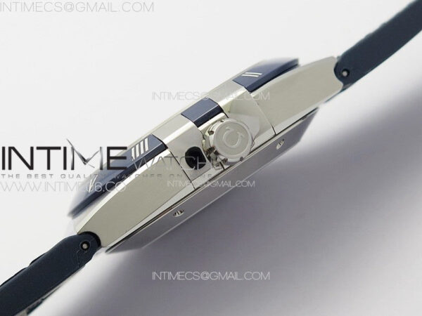Constellation 131.33.41.21.03.001 SS TW Best Edition White Dial On Blue Gummy Strap A8900 – Bild 9
