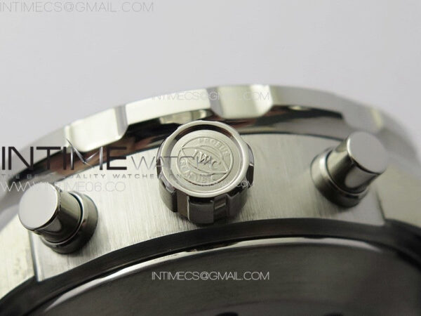 Aquatimer IW376709 SS V6SF 1:1 Best Edition Black Dial on Black Rubber Strap A7750 – Bild 11
