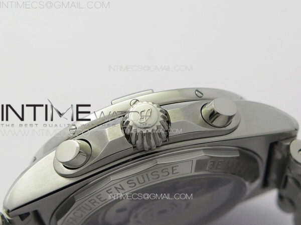 Chronomat B01 42mm SS TF 1:1 Best Edition Green Dial on SS Bracelet A7750 – Bild 11