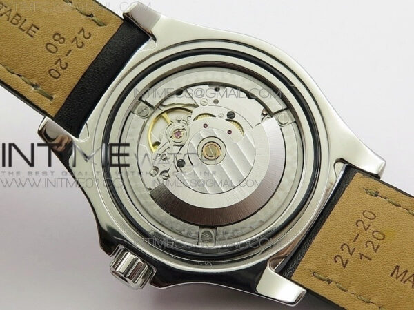 Colt Automatic 44mm SS Black Textured Dial on Black Leather Strap A2824 – Bild 12