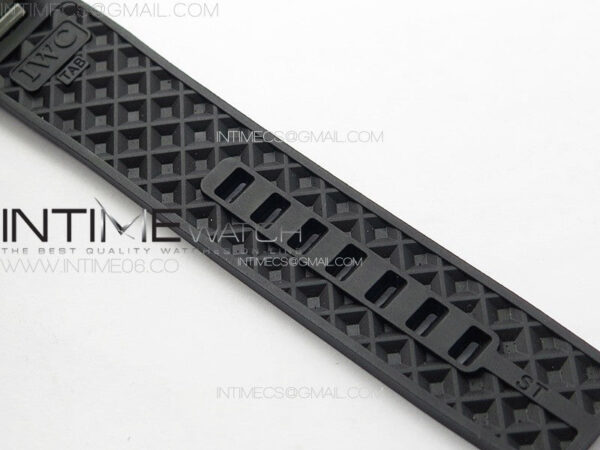 Aquatimer IW376709 SS V6SF 1:1 Best Edition Black Dial on Black Rubber Strap A7750 – Bild 16