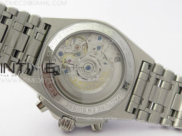 Chronomat B01 42mm SS TF 1:1 Best Edition Green Dial on SS Bracelet A7750 – Bild 20