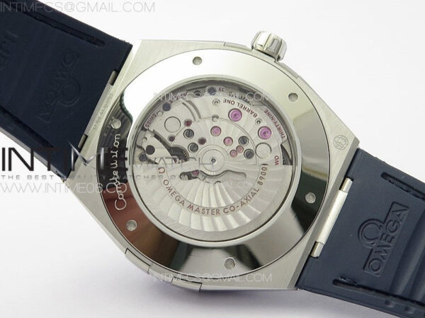 Constellation 131.33.41.21.03.001 SS TW Best Edition White Dial On Blue Gummy Strap A8900 – Bild 20