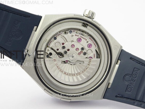 Constellation 131.33.41.21.03.001 SS TW Best Edition White Dial On Blue Gummy Strap A8900 – Bild 21