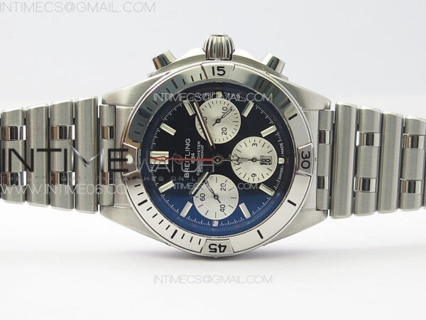 Chronomat B01 42mm SS TF 1:1 Best Edition Black Dial White Subdial on SS Bracelet A7750 – Bild 3