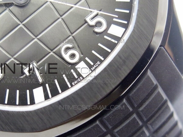 Aquanaut Jumbo 5167A DLC ZF 1:1 Best Edition Black Dial on Black Rubber Strap 324CS(Free Box) – Bild 6