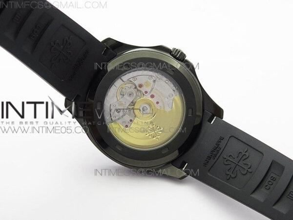 Aquanaut Jumbo 5167A DLC ZF 1:1 Best Edition Black Dial on Black Rubber Strap 324CS(Free Box) – Bild 19