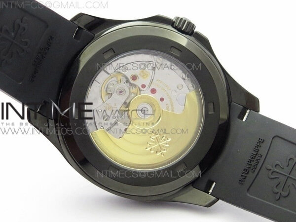 Aquanaut Jumbo 5167A DLC ZF 1:1 Best Edition Black Dial on Black Rubber Strap 324CS(Free Box) – Bild 20