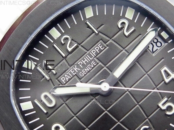 Aquanaut Jumbo 5167A DLC ZF 1:1 Best Edition Black Dial on White Rubber Strap 324CS(Free Box) – Bild 8