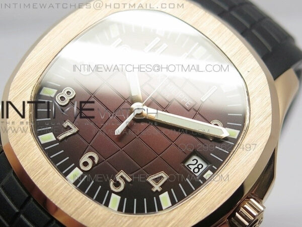 Aquanaut Jumbo BP Best Edition RG Brown Dial on Black Rubber Strap Miyota 9015 PP324CS – Bild 9