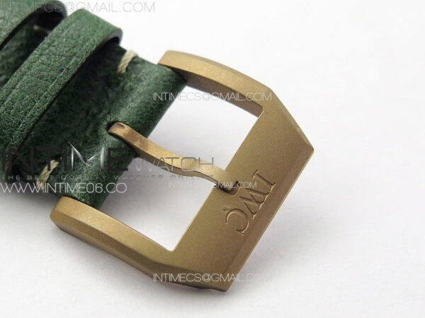Big Pilot IW329702 Bronzo B12 Best Edition Green Dial on Brown Leather Strap A2824 – Bild 10