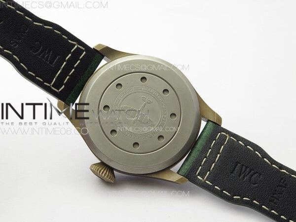 Big Pilot IW329702 Bronzo B12 Best Edition Green Dial on Brown Leather Strap A2824 – Bild 14