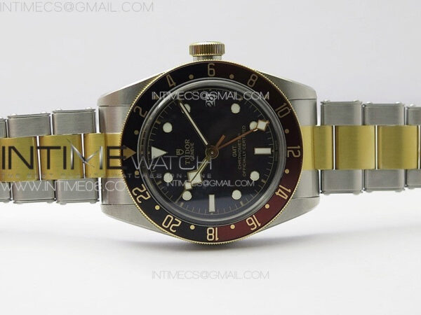 Black Bay GMT S&G Black/Brown Bezel ZF 1:1 Best Edition on SS/YG Bracelet A2836 – Bild 3