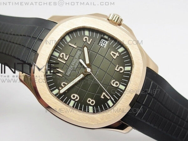Aquanaut Jumbo BP Best Edition RG Black Dial on Black Rubber Strap Miyota 9015 PP324CS – Bild 6