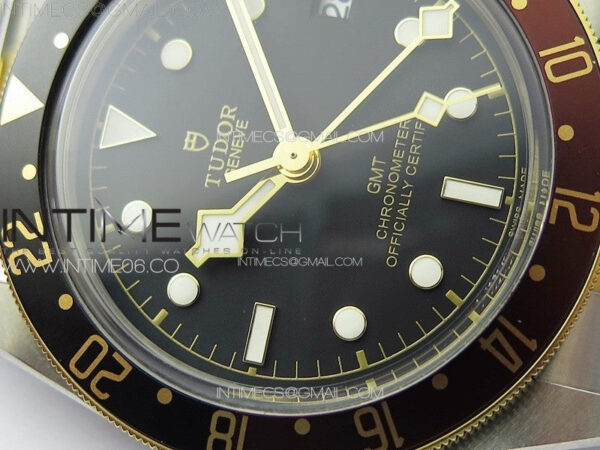 Black Bay GMT S&G Black/Brown Bezel ZF 1:1 Best Edition on SS/YG Bracelet A2836 – Bild 7
