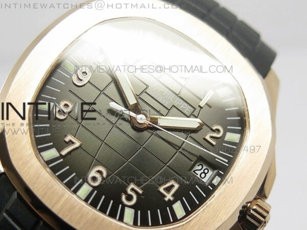 Aquanaut Jumbo BP Best Edition RG Black Dial on Black Rubber Strap Miyota 9015 PP324CS – Bild 8