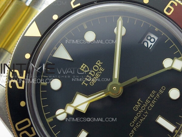 Black Bay GMT S&G Black/Brown Bezel ZF 1:1 Best Edition on SS/YG Bracelet A2836 – Bild 8