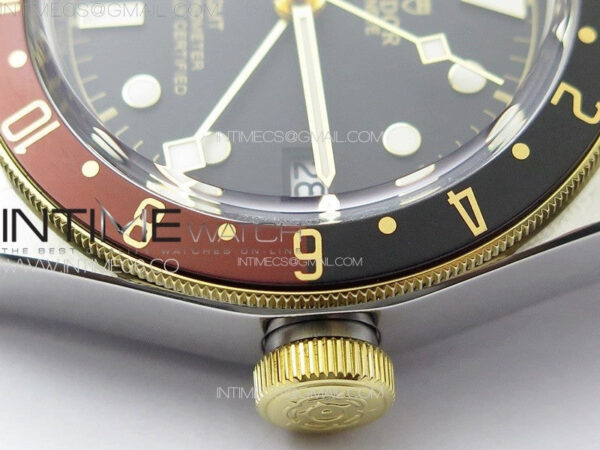 Black Bay GMT S&G Black/Brown Bezel ZF 1:1 Best Edition on SS/YG Bracelet A2836 – Bild 9