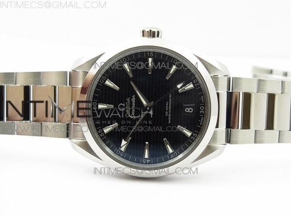 Aqua Terra 150M Master Chronometers VSF 1:1 Best Edition black dial silver second hand on SS Bracelet A8900 Super Clone – Bild 7