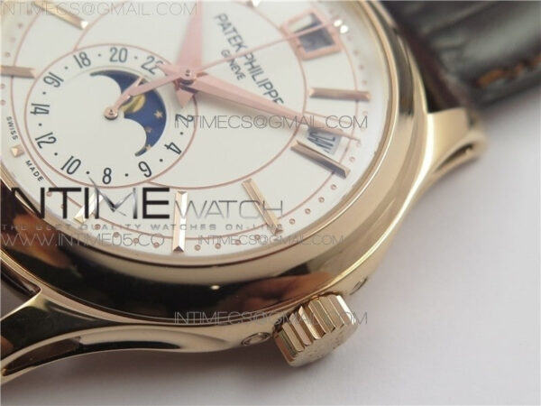 Annual Calendar Complications 5205R GRF RG Silver dial on Brown leather strap – Bild 4