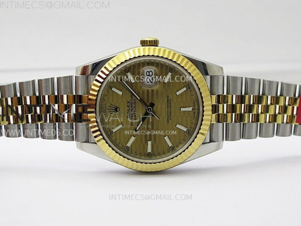 DateJust 41 126333 904L SS/YG VSF 1:1 Best Edition Gold Fluted Dial on Jubilee Bracelet VS3235 – Bild 5