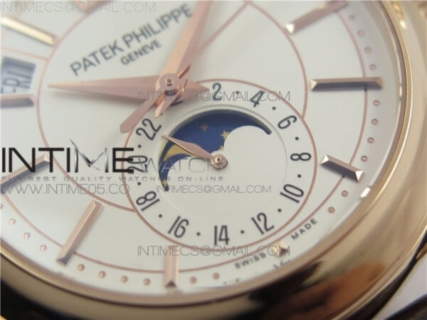 Annual Calendar Complications 5205R GRF RG Silver dial on Brown leather strap – Bild 5