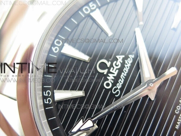 Aqua Terra 150M Master Chronometers VSF 1:1 Best Edition black dial silver second hand on SS Bracelet A8900 Super Clone – Bild 11