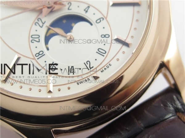 Annual Calendar Complications 5205R GRF RG Silver dial on Brown leather strap – Bild 6