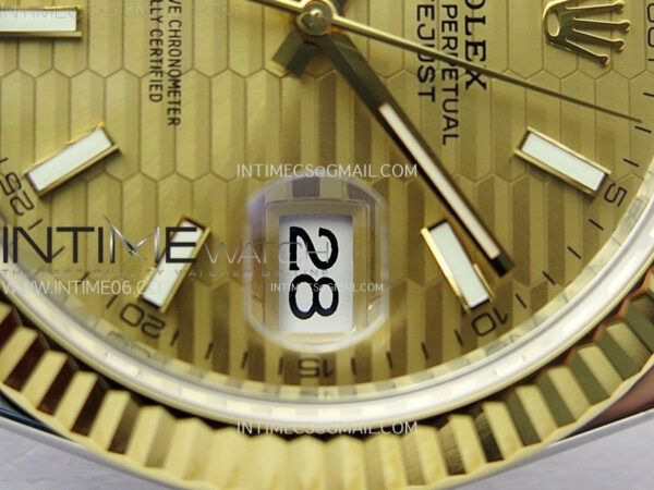 DateJust 41 126333 904L SS/YG VSF 1:1 Best Edition Gold Fluted Dial on Jubilee Bracelet VS3235 – Bild 6