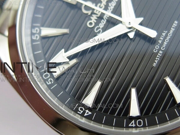 Aqua Terra 150M Master Chronometers VSF 1:1 Best Edition black dial silver second hand on SS Bracelet A8900 Super Clone – Bild 13