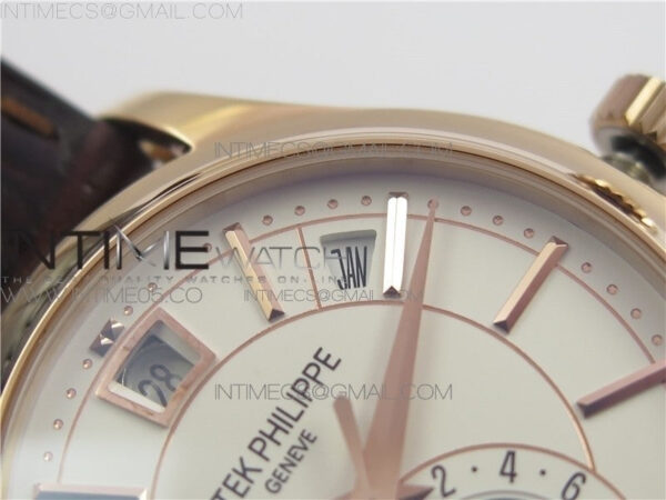 Annual Calendar Complications 5205R GRF RG Silver dial on Brown leather strap – Bild 9