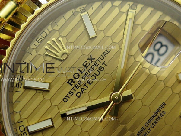DateJust 41 126333 904L SS/YG VSF 1:1 Best Edition Gold Fluted Dial on Jubilee Bracelet VS3235 – Bild 9