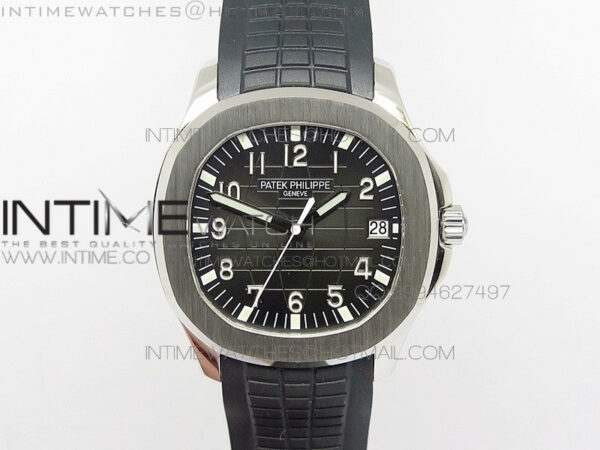 Aquanaut Jumbo BP Best Edition SS Black Dial on Black Rubber Strap Miyota 9015 PP324CS