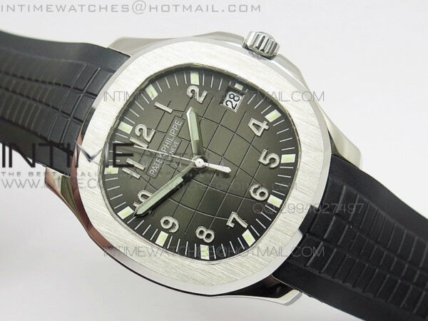 Aquanaut Jumbo BP Best Edition SS Black Dial on Black Rubber Strap Miyota 9015 PP324CS – Bild 6