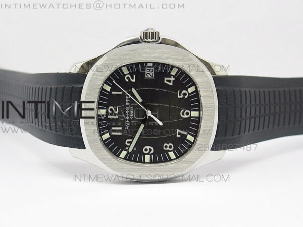 Aquanaut Jumbo BP Best Edition SS Black Dial on Black Rubber Strap Miyota 9015 PP324CS – Bild 7