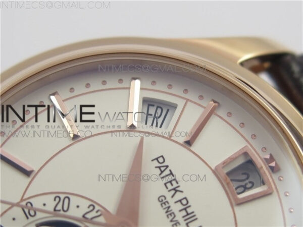 Annual Calendar Complications 5205R GRF RG Silver dial on Brown leather strap – Bild 10