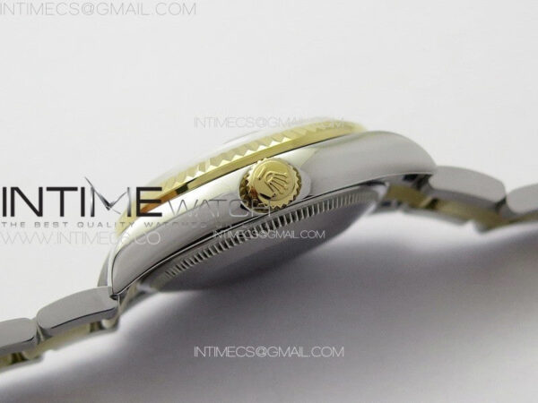 DateJust 31mm 72610 SS/YG APSF Best Edition Green Dial Crystals Markers on Oyster Bracelet A2824 – Bild 11