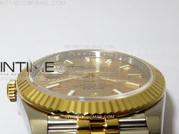 DateJust 41 126333 904L SS/YG VSF 1:1 Best Edition Gold Fluted Dial on Jubilee Bracelet VS3235 – Bild 11