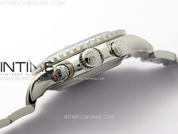 YachtMaster II 116680 Blue Ceramic Bezel SS KF 1:1 Best Edition White Dial on Bracelet A7750 – Bild 14