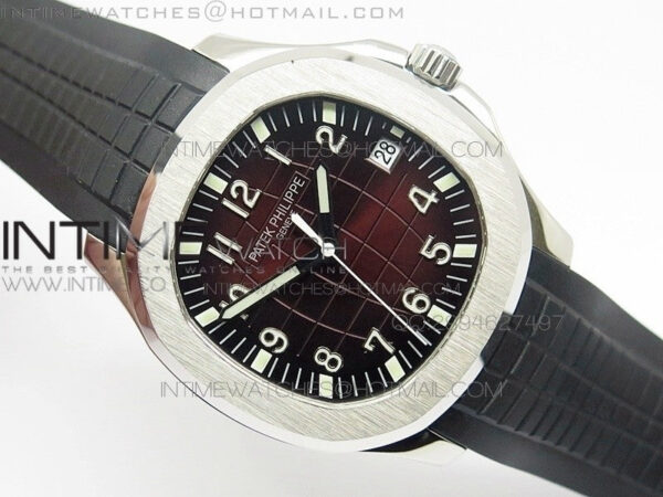 Aquanaut Jumbo BP Best Edition SS Brown Dial on Black Rubber Strap Miyota 9015 PP324CS – Bild 6