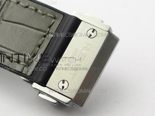 Classic Fusion 42mm SS Paved Diamonds Case/Bezel B50F Gray Dial On Gray Gummy Strap A2892 – Bild 13