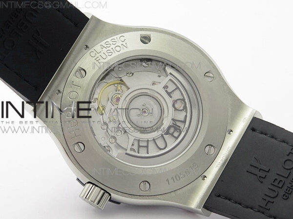 Classic Fusion 42mm SS Paved Diamonds Case/Bezel B50F Gray Dial On Gray Gummy Strap A2892 – Bild 19