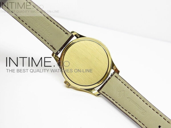Calatrava 5227 BP Version YG White Dial on Leather Strap Japanese MIYOTA 9015 – Bild 13