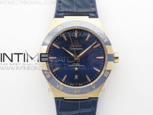 Constellation 131.33.41.21.03.001 RG TW Best Edition Blue Dial On Blue Gummy Strap A8500
