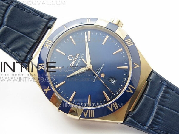 Constellation 131.33.41.21.03.001 RG TW Best Edition Blue Dial On Blue Gummy Strap A8500 – Bild 2
