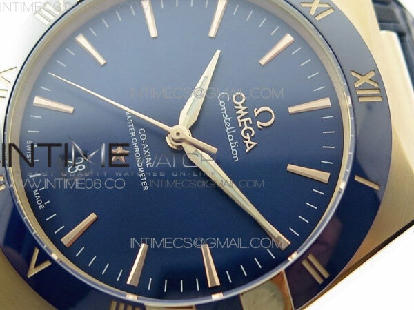 Constellation 131.33.41.21.03.001 RG TW Best Edition Blue Dial On Blue Gummy Strap A8500 – Bild 4