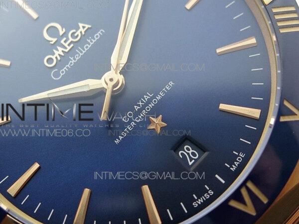 Constellation 131.33.41.21.03.001 RG TW Best Edition Blue Dial On Blue Gummy Strap A8500 – Bild 5