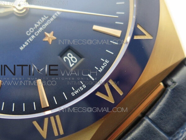 Constellation 131.33.41.21.03.001 RG TW Best Edition Blue Dial On Blue Gummy Strap A8500 – Bild 6